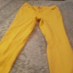 Yellow,  bootcut, sz 10 jeans